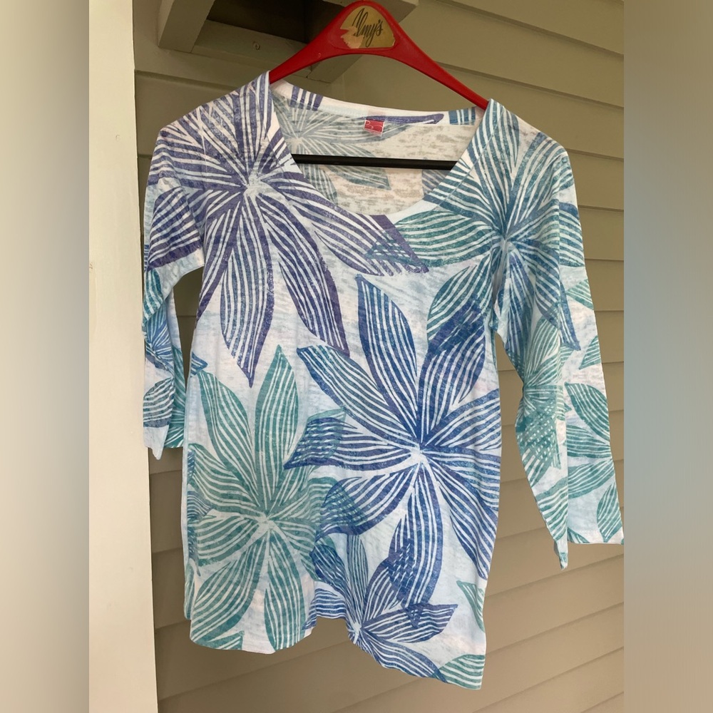 Before + Again quarter sleeve top